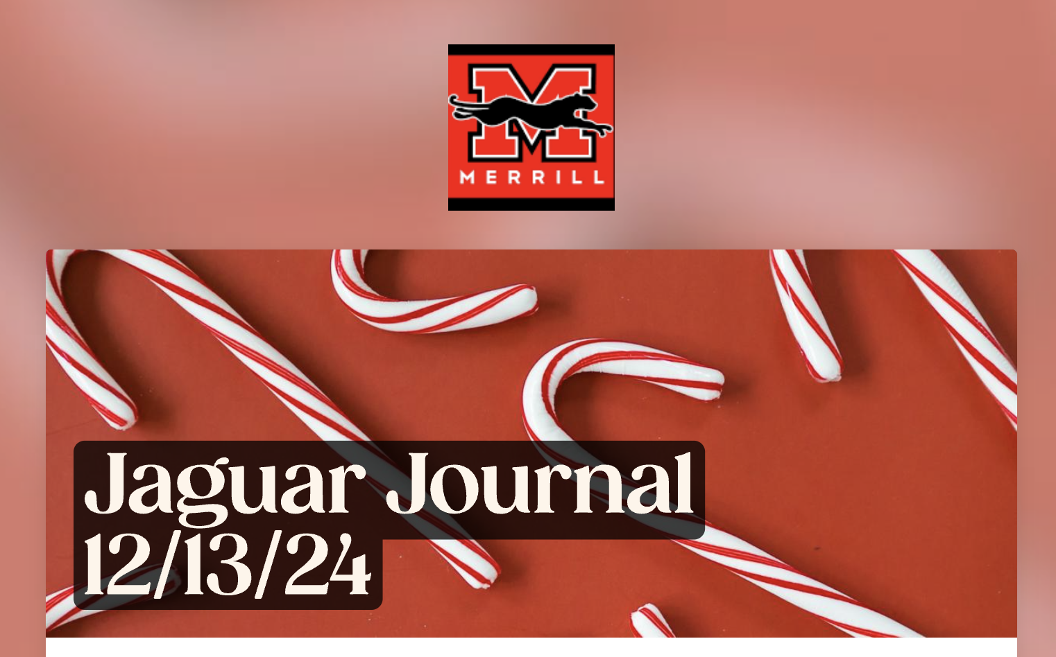 Jaguar Journal 12/13/24